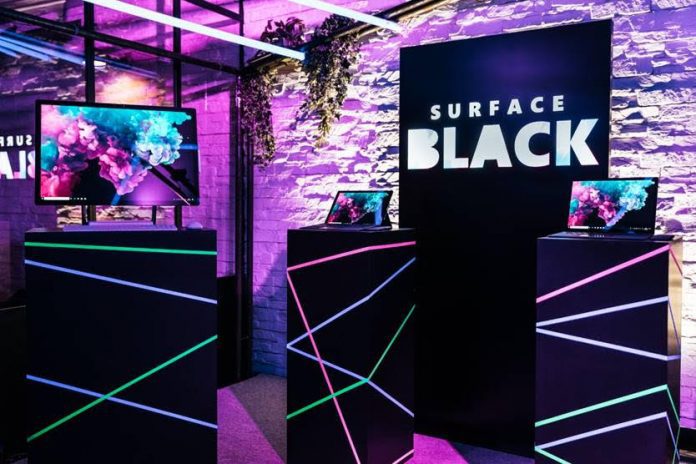 Microsoft présente sa nouvelle collection Surface Black