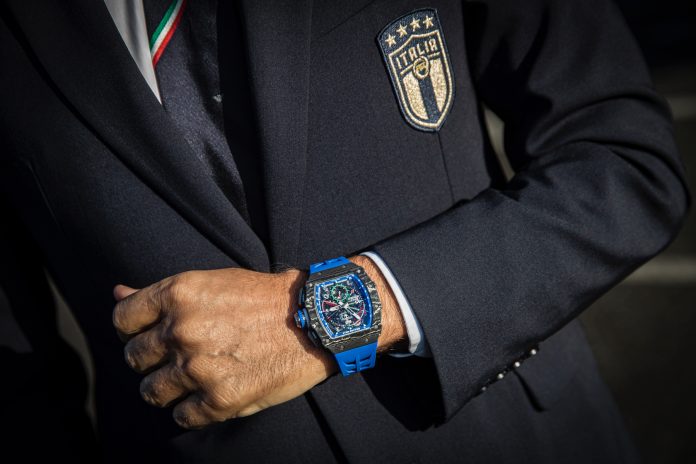 Une RM 11-04 chronographe flyback pour Roberto Mancini
