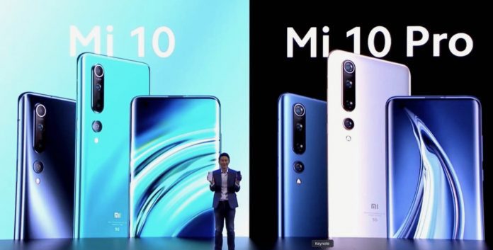 Xiaomi dévoile ses Mi 10 et Mi 10 Pro