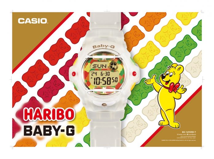 Baby-G dévoile sa nouvelle montre cosignée avec HARIBO