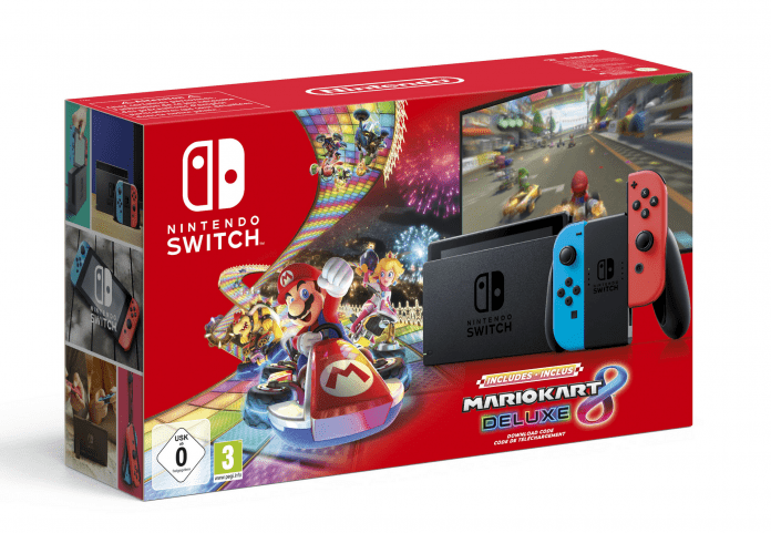 Un pack Nintendo Switch + Mario Kart 8 Deluxe en quantité limitée en France