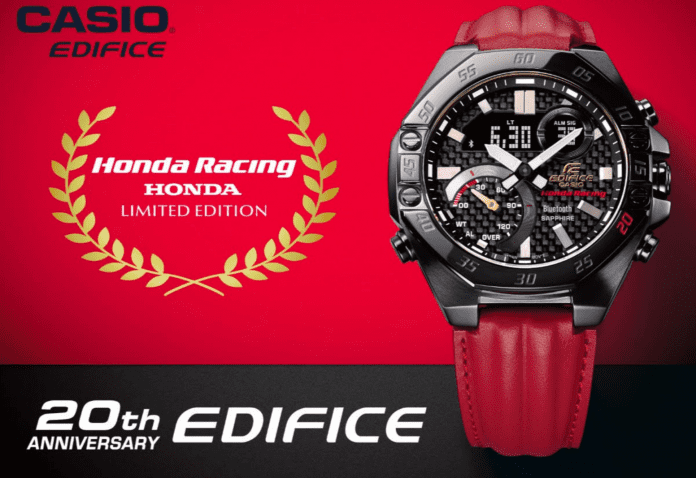 Une montre Honda Racing pour les 20 ans de Casio Edifice