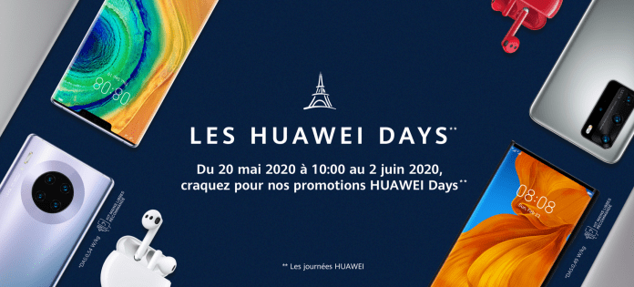 Huawei lance les promotions de ses Huawei Days