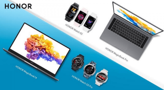 IFA 2020 : Honor annonce nouvelles montres connectées et nouveaux ordinateurs portables