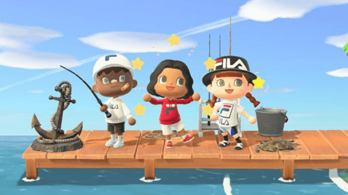 Une collection capsule FILA sur Animal Crossing : New Horizons
