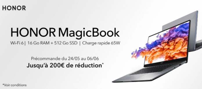 Jusqu'à 200 euros de remise pour le lacement du HONOR MagicBook en France