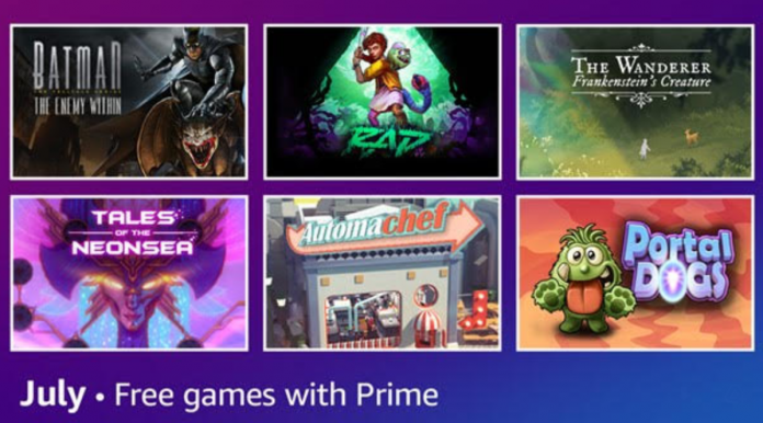 Prime gaming :  Six nouveaux jeux PC gratuits en juillet