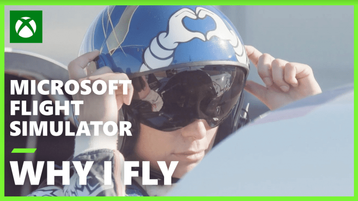 Microsoft Flight Simulator avec Mélanie Astles