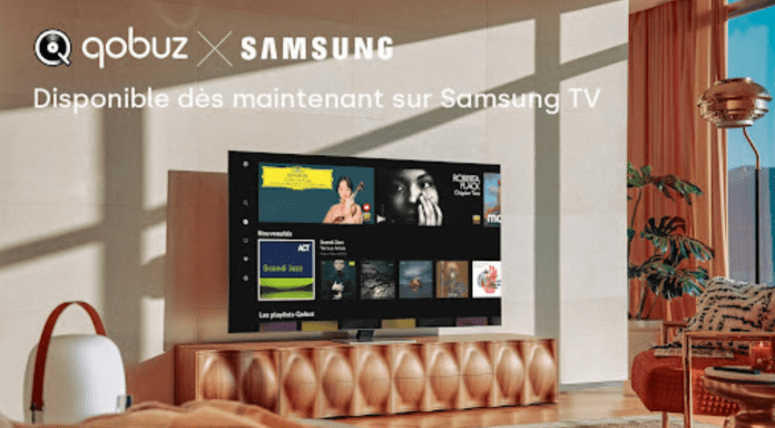 Qobuz débarque sur les Smart TV Samsung