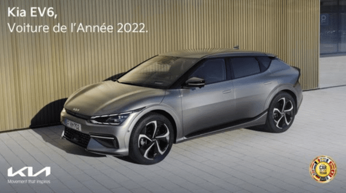 Le crossover Kia EV6 élu Voiture Européenne de l'Année 2022