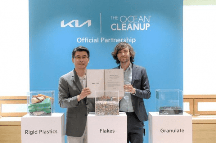 Kia s’associe à The Ocean Cleanup pour lutter contre la pollution plastique des océans