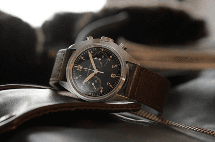Khaki Pilot Pioneer Mechanical Chronograph