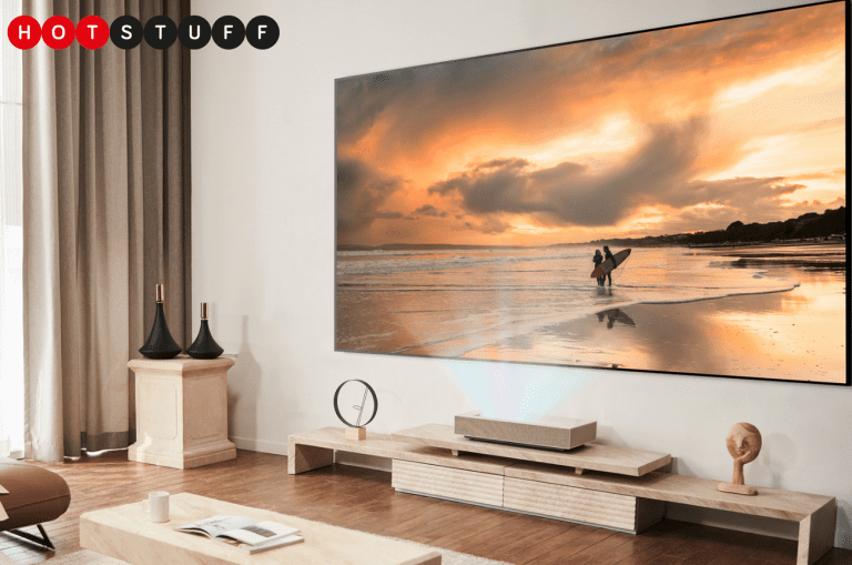 Le nouveau vidéoprojecteur 4K à courte focale de LG s’invite chez vous