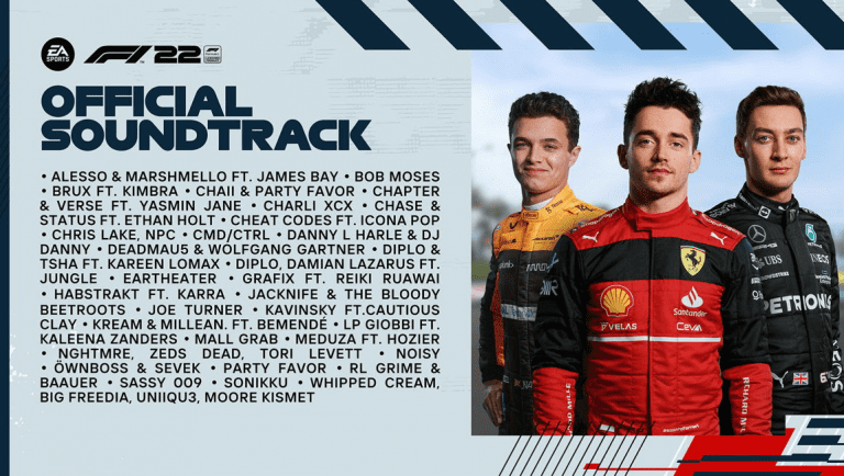 EA Sports crée une bande son survoltée pour le lancement de F1 22