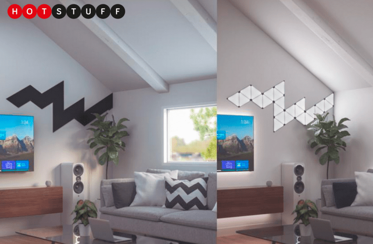 Nanoleaf fête ses 10 ans avec une version noire de ses panneaux Shapes