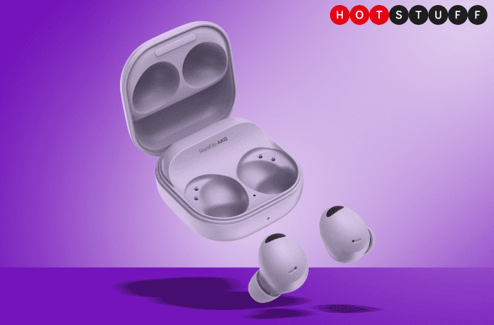 Les Galaxy Buds 2 Pro sont des écouteurs intra-auriculaires haut de gamme violets (et pourquoi pas ?)