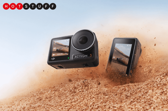 La DJI Osmo Action 3 à charge rapide cible clairement GoPro