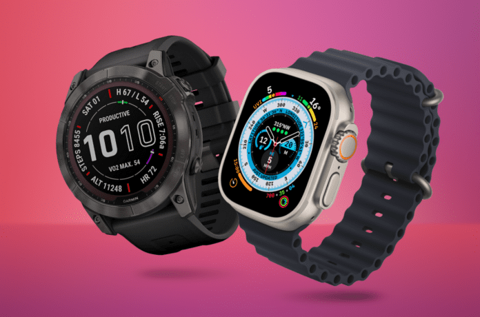 Apple Watch Ultra vs Garmin Fenix ​​7 : duel d'aventurières
