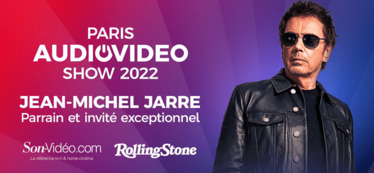 Jean-Michel Jarre, parrain et invité du Paris Audio Vidéo Show 2022