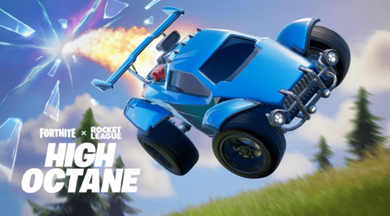 L’Octane de Rocket League fait un arrêt dans le Paradis de Fortnite