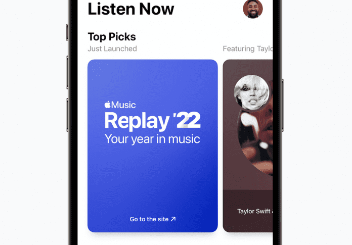 Apple Music met à jour la fonctionnalité Replay et dévoile ses Tops de fin d'année