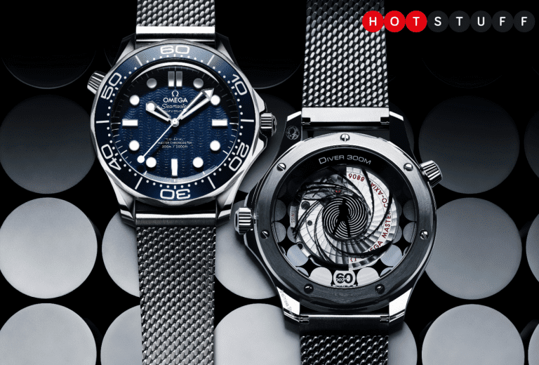 L’édition spéciale Seamaster Omega Bond ne se regarde pas que de face…