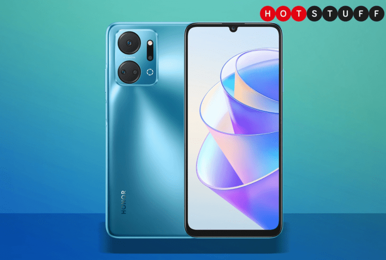 Honor X7a, un smartphone mince avec une énorme batterie