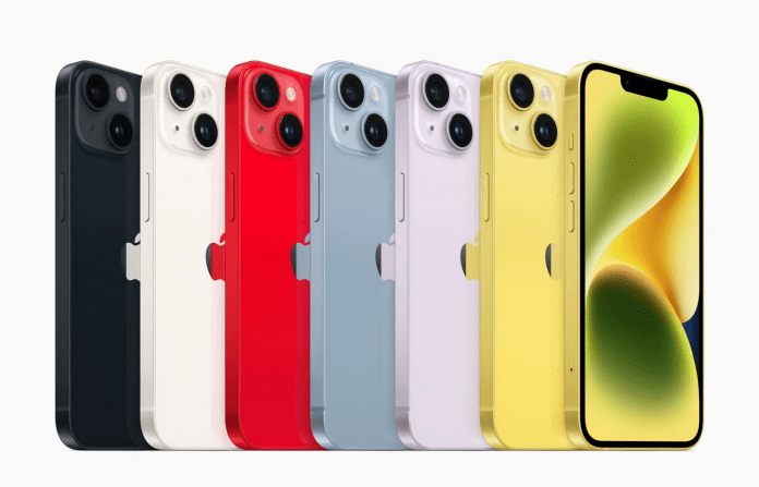 Apple lance de nouvelles options jaunes pour iPhone 14 et 14 Plus