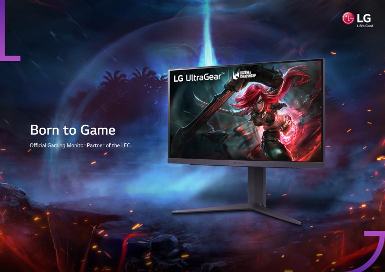 Le nouvel écran gaming UltraGear de LG nommé moniteur officiel du LEC 2023