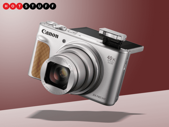 Glissez ce Canon PowerShot SX740 HS compatible 4K dans votre sac