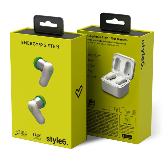 Energy Sistem lance ses intra-auriculaires Style 6 True Wireless
