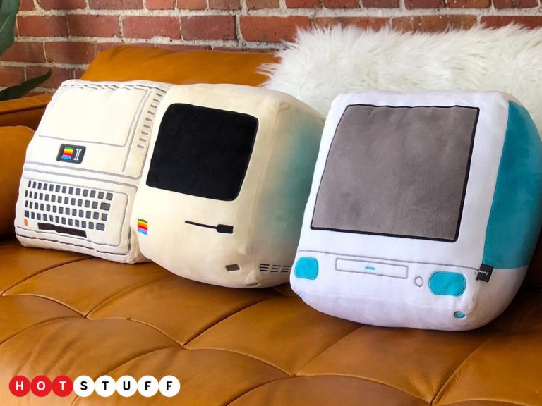 Des coussins pour retracer la saga Apple