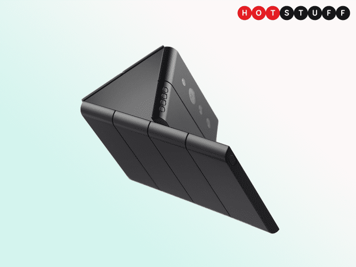 Le dernier concept d'Oppo est un Slide-Phone pliant à triple écran façon origami