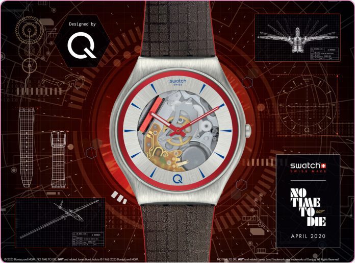 SWATCH X 007 – La montre de Q dans « Mourir peut attendre »