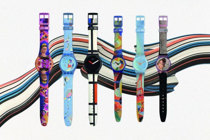 Swatch X Centre Pompidou : six montres 100% arty