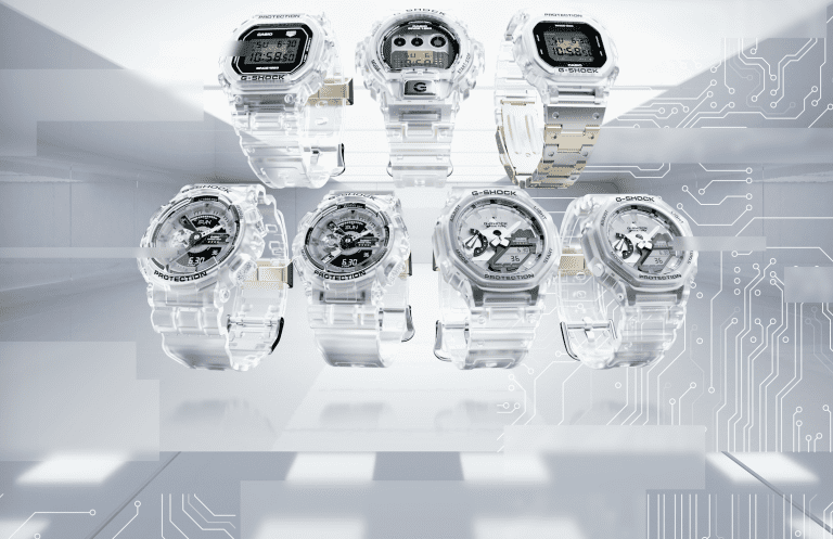 G-SHOCK dévoile une nouvelle capsule anniversaire au design transparent