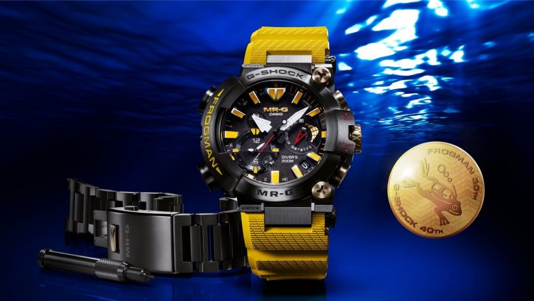 G-SHOCK dévoile sa nouvelle MR-G FROGMAN jaune vif