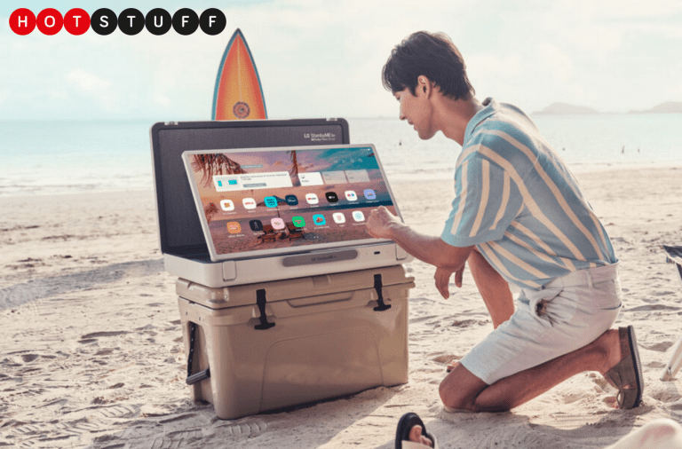 La dernière télé de LG, la StanbyMe, est un écran portable à emporter partout avec vous