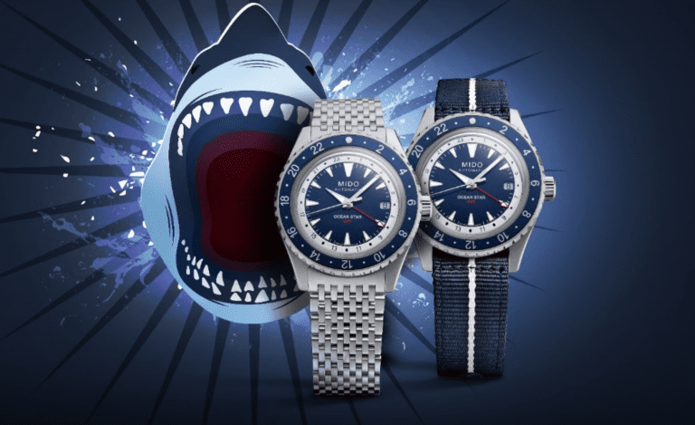 Mido Ocean Star GMT, les dents de la mer
