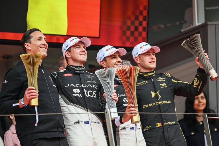 Monaco E-Prix : victoire de Mitch Evans et doublé Jaguar