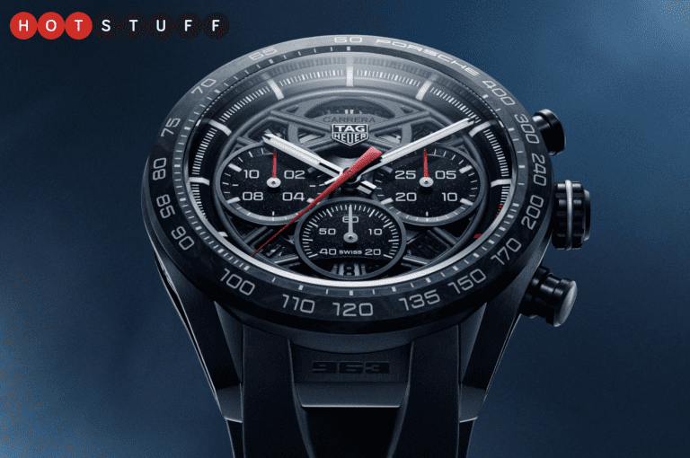 La TAG Heuer Carrera Chronograph x Porsche 963 en pole position