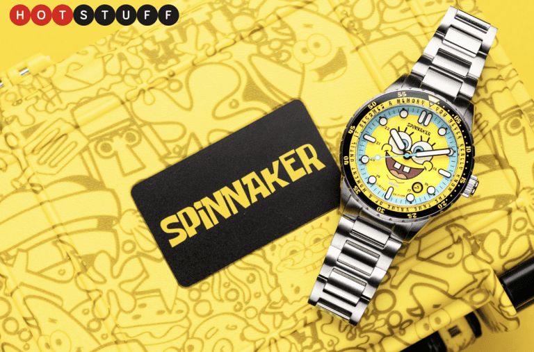 La montre Spinnaker x Bob l’éponge 25e édition limitée est taillée pour Bikini Bottom