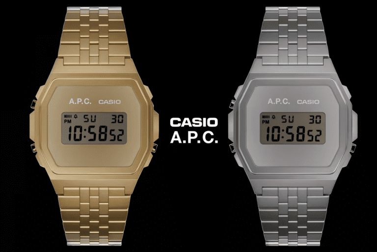 Casio et A.P.C., nostalgie seventies