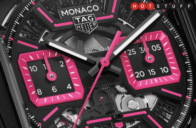 La TAG Heuer Monaco se met au rose pour le Grand Prix de Las Vegas