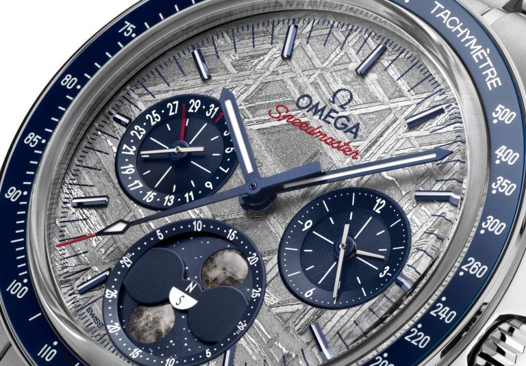 OMEGA lance la Speedmaster Moonphase Meteorite