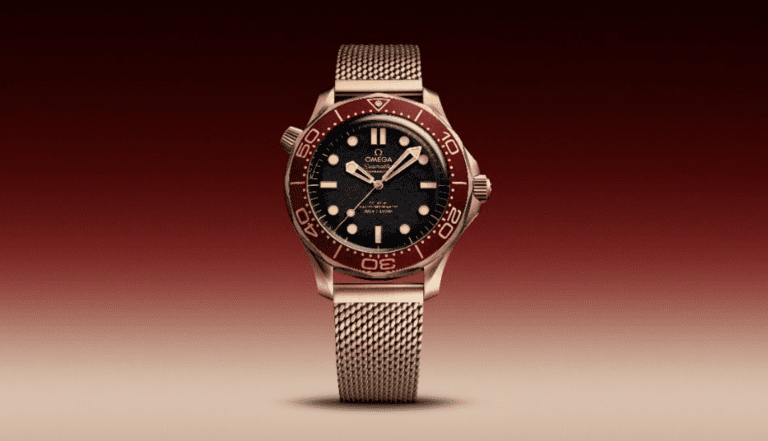 Cette Omega Seamaster Diver 300M Bronze Gold et Bordeaux va vous faire rêver