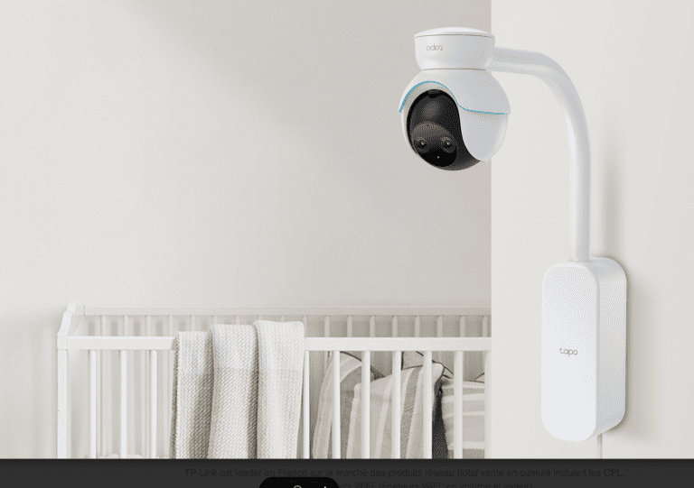 Ube caméra connectée TP-Link Tapo C840 pour les chambres d’enfant