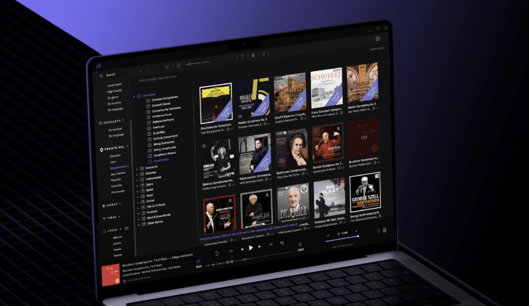 Presto Music intégré au logiciel de lecture Audirvāna