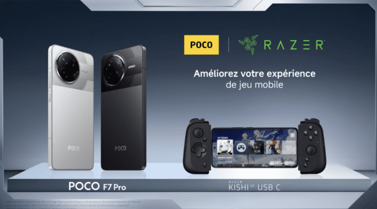 Le POCO F7 Pro en bundle exclusif avec la Razer Kishi V2 Pro