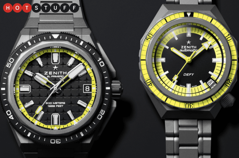 L’une des meilleures montres Zenith de l’année dernière s’offre une nouvelle couleur électrique